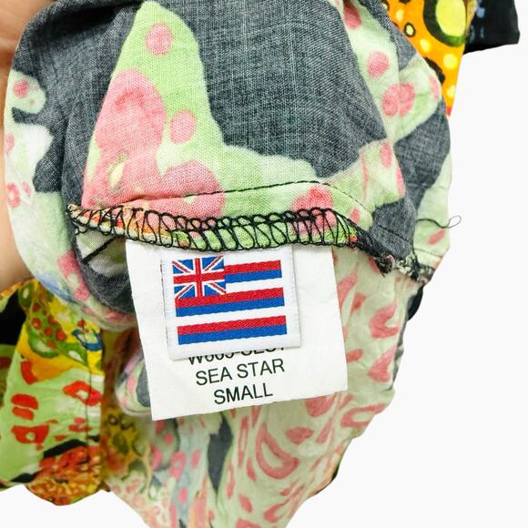 Jams World Sea Star Print Blouse Women’s Multicolor Size Small‎ - Picture 4 of 8